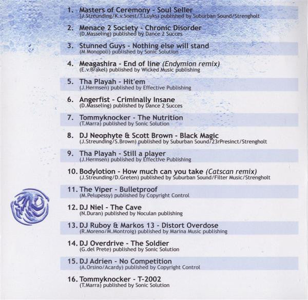 DJ Panic & DJ Neophyte : Hardcore To The Bone Volume IV (2xCD, Comp, Mixed)