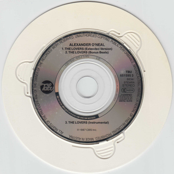 Alexander O'Neal : The Lovers (CD, Mini, Single)