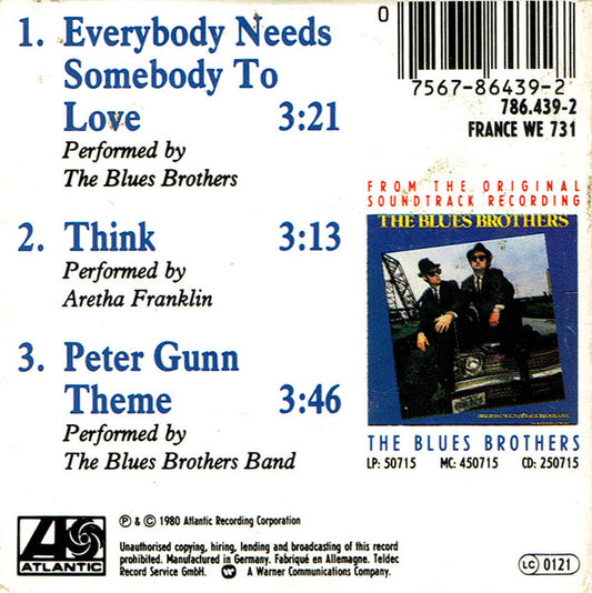 The Blues Brothers : Everybody Needs Somebody To Love (CD, Mini)