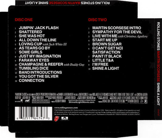 Rolling Stones*, Martin Scorsese : Shine A Light (2xCD, Album, Sup)