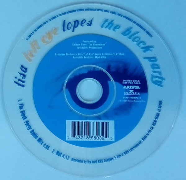 Lisa "Left Eye" Lopes : The Block Party / Hot (CD, Single, Promo)