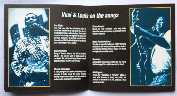 Vusi Mahlasela & Louis Mhlanga : Live At The Bassline (CD-ROM, Album)
