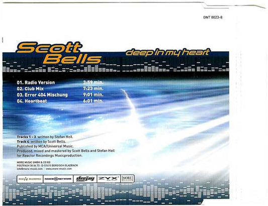 Scott Bells : Deep In My Heart (CD, Maxi)