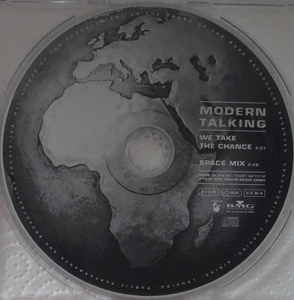 Modern Talking : We Take The Chance / Space Mix (CD, Single, Promo)