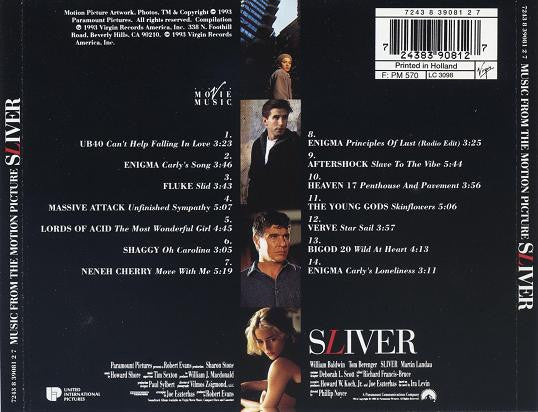Various : Sliver (Music From The Motion Picture) (CD, Comp)