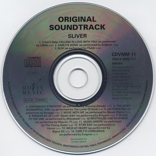 Various : Sliver (Music From The Motion Picture) (CD, Comp)