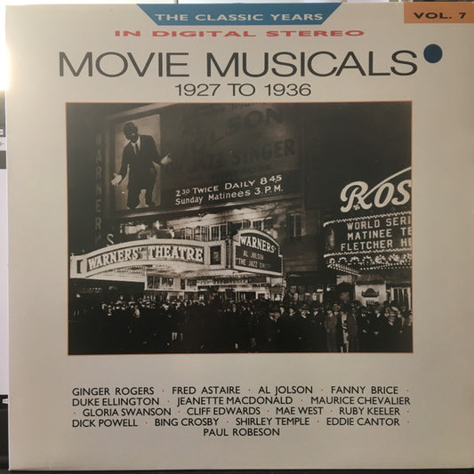 Various : Movie Musicals 1927 To 1936 (LP)