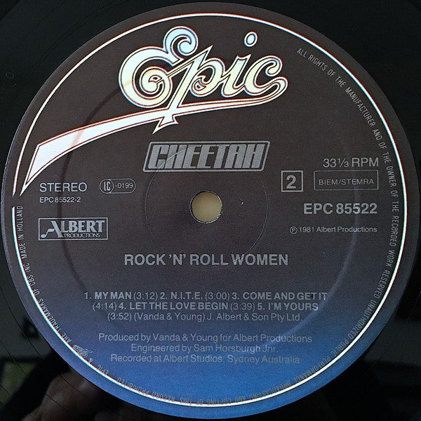 Cheetah (3) : Rock & Roll Women (LP, Album)