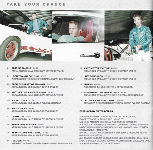 Alexander Klaws : Take Your Chance (CD, Album, Copy Prot.)