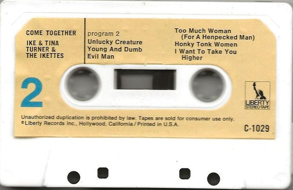 Ike & Tina Turner & The Ikettes : Come Together (Cass, Album)