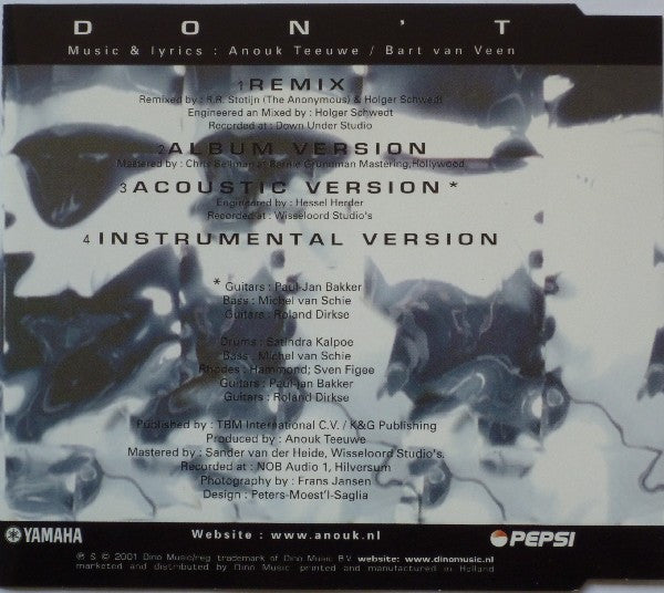 Anouk : Don't (CD, Maxi)