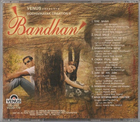 Anand Raj Anand, Himesh Reshammiya : Bandhan (CD)