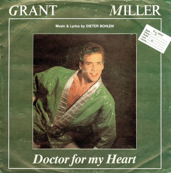 Grant Miller : Doctor For My Heart (7", Single)