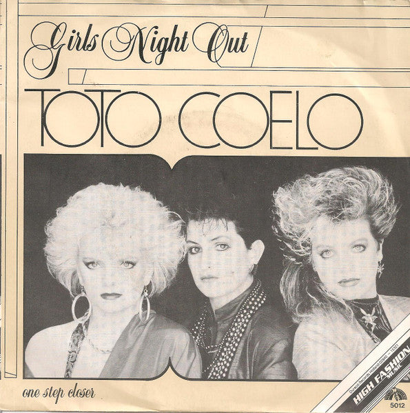 Toto Coelo : Girls Night Out (7", Single)