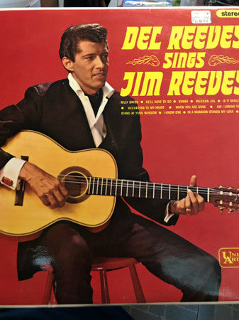 Del Reeves : Del Reeves Sings Jim Reeves (LP, Album, Mono)