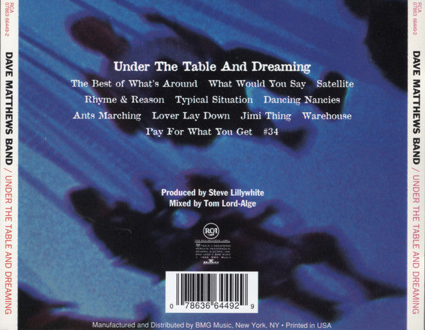 Dave Matthews Band : Under The Table And Dreaming (CD, Album, RP)