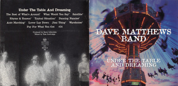 Dave Matthews Band : Under The Table And Dreaming (CD, Album, RP)