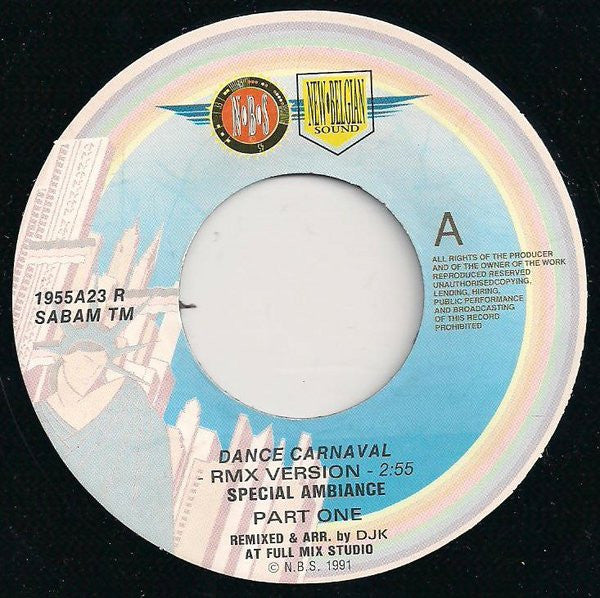 Unity (2) : Dance Carnaval (Rmx Version) (7", Single)