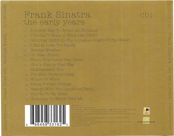 Frank Sinatra : The Early Years (3xCD + Box, Comp)