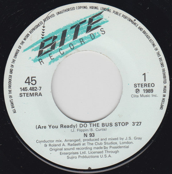 N. 93 : (Are You Ready) Do The Bus Stop (7", Single)