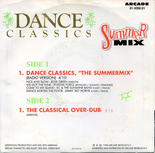 Various : Dance Classics - The Summer Mix (7", Single)