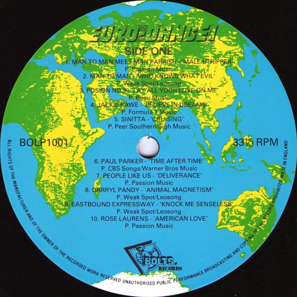 Various : Euro-Dance 1 (LP, Comp, P/Mixed)