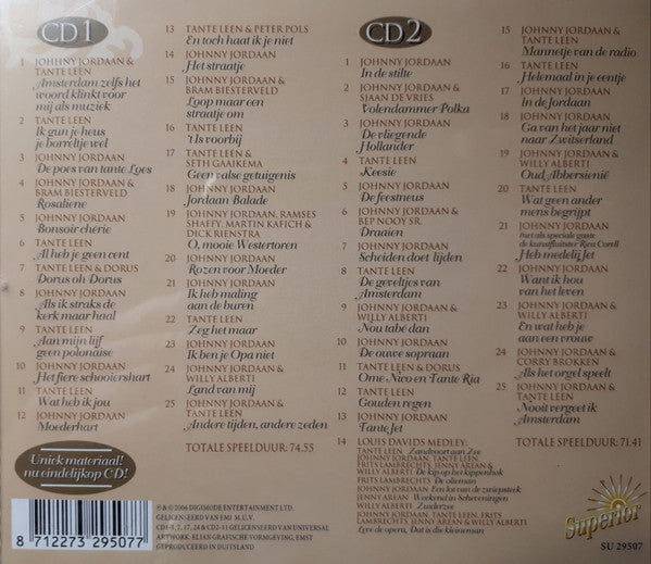 Johnny Jordaan, Tante Leen : Loop Maar Een Straatje Om (2xCD, Album, Comp)