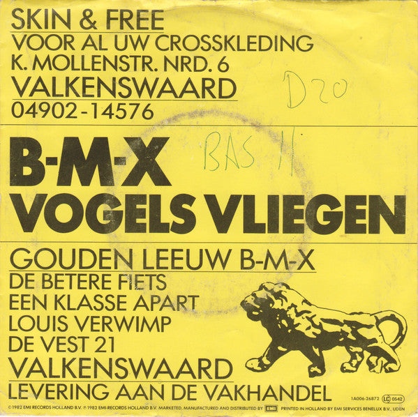 Drukwerk : B-M-X (7", Single)