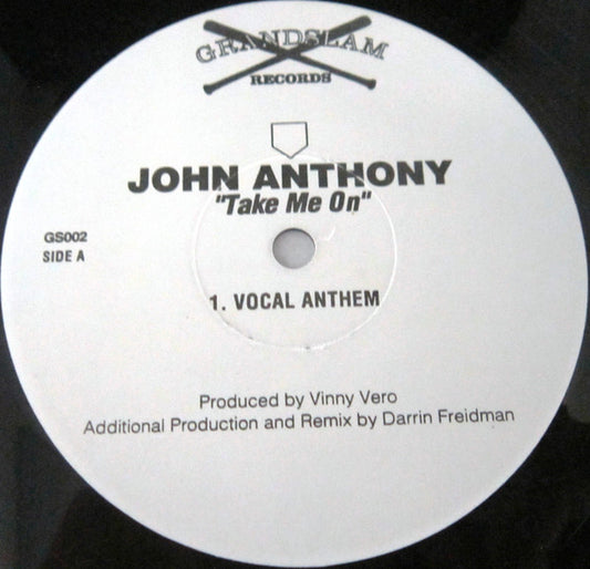 John Anthony (5) : Take Me On (12")