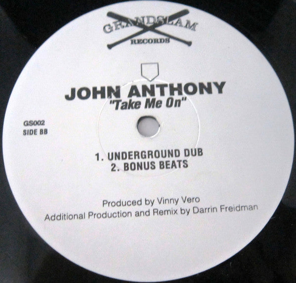 John Anthony (5) : Take Me On (12")