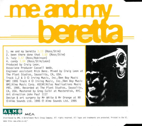 Angel Corpus Christi : Me And My Beretta (CD, Single)