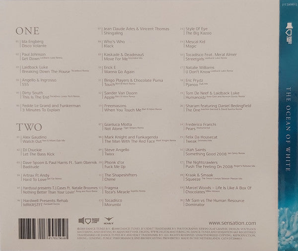 Various : Sensation (The Ocean Of White) (2xCD, Mixed)