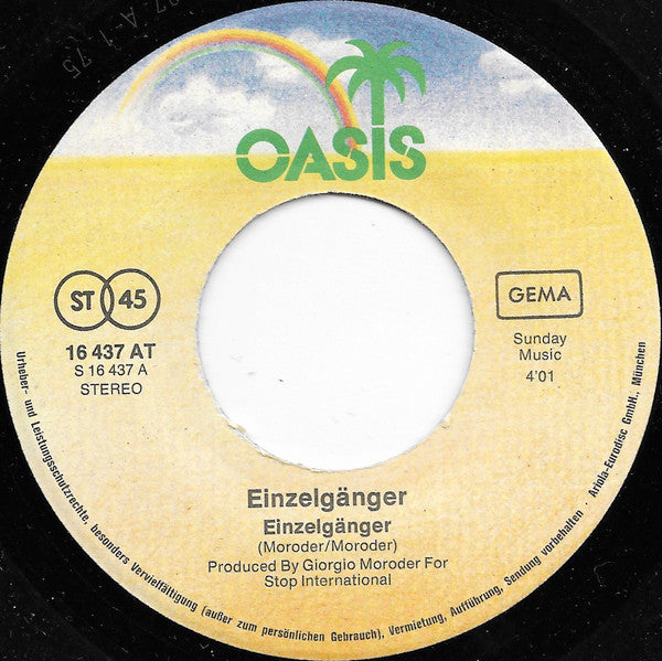 Einzelgänger (2) : Einzelgänger (7")