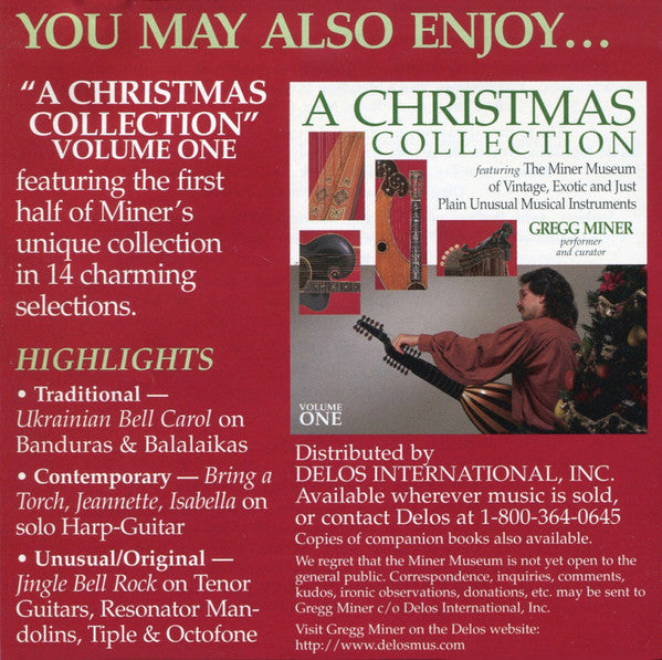 Gregg Miner : A Christmas Collection Volume Two (CD, Album)