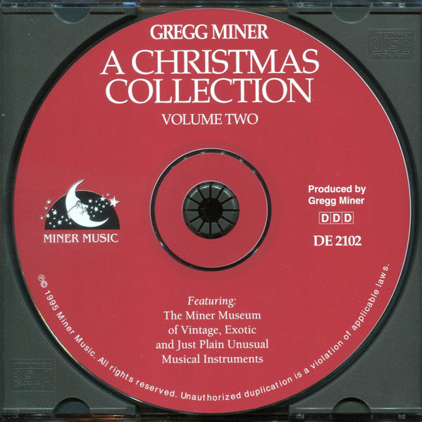 Gregg Miner : A Christmas Collection Volume Two (CD, Album)