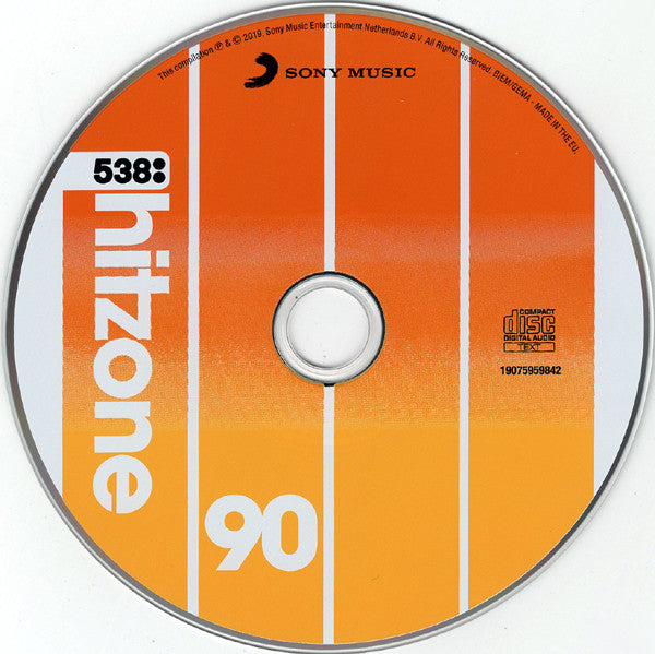 Various : 538 - Hitzone 90 (CD, Comp)