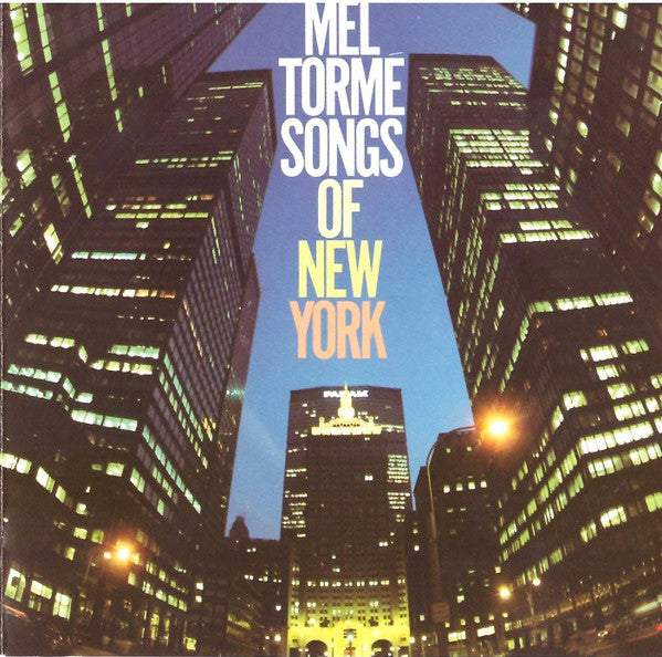 Mel Tormé : Songs Of New York (CD, Album, RE, RM)
