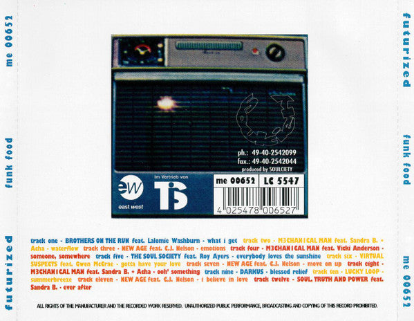 Various : Futurized Funk Food (CD, Comp)