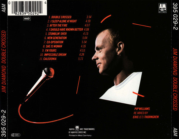 Jim Diamond : Double Crossed (CD, Album)