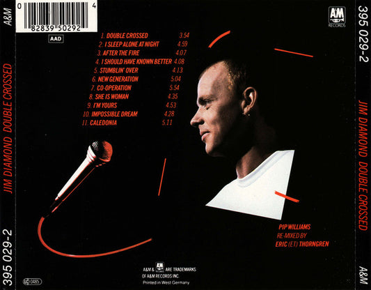 Jim Diamond : Double Crossed (CD, Album)