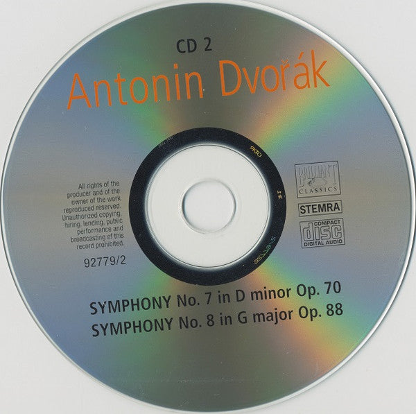 Antonín Dvořák - Oslo Filharmoniske Orkester, Mariss Jansons : Symphonies 5-7-8-9 (3xCD, Comp)