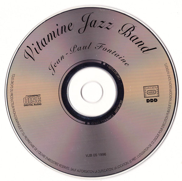 Jean-Paul Fontaine & Le Vitamine Jazz Band :  Vitamine Jazz Band  (CD, Album)