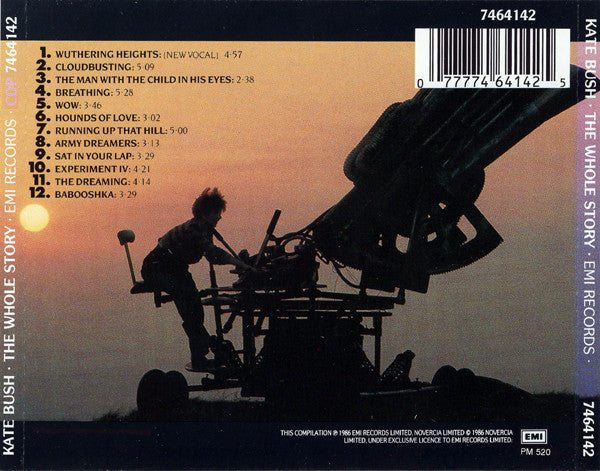 Kate Bush : The Whole Story (CD, Comp, RE)