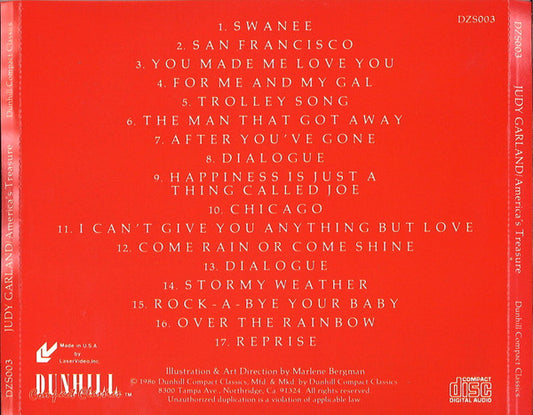 Judy Garland : America's Treasure (CD, Comp)