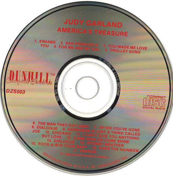 Judy Garland : America's Treasure (CD, Comp)