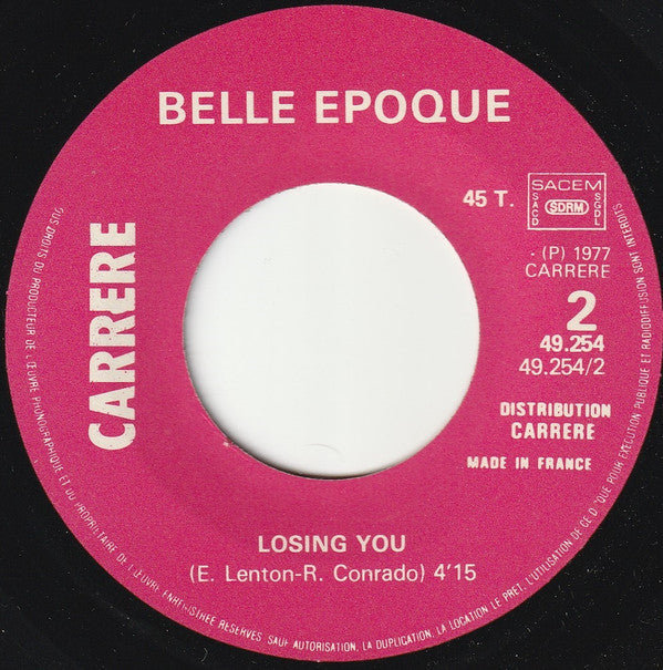 Belle Epoque : Miss Broadway (7", Single)