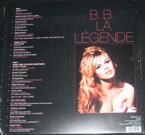 Brigitte Bardot : B.B. La Légende (LP, Comp, RM)