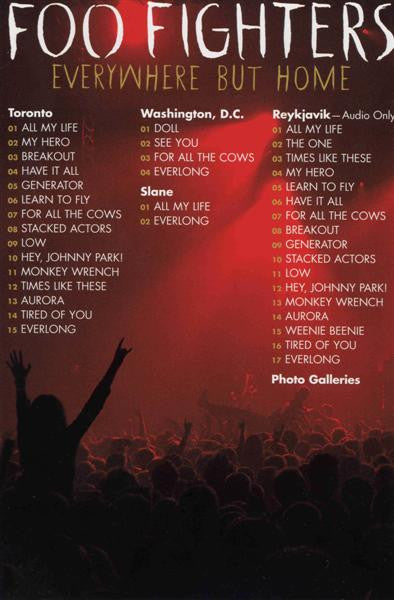 Foo Fighters : Everywhere But Home (DVD-V, Copy Prot., PAL)