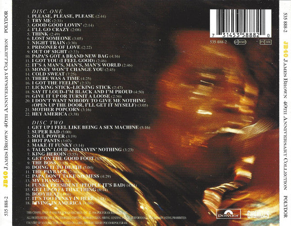 James Brown : 40th Anniversary Collection (2xCD, Comp)