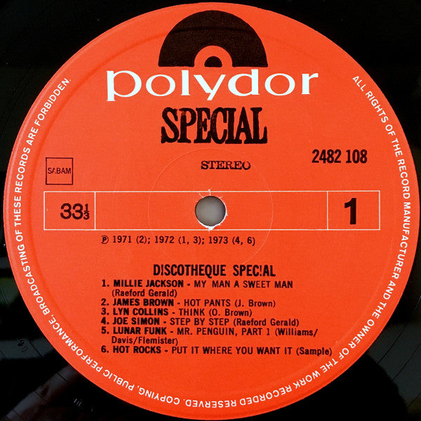Various : Discotheque Special (LP, Comp)